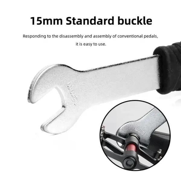 High Quality Bike Accessories Bicycle Pedal Wrench 15mm Bicycle Spanner Bike Pedal Removal Tool for Bike Repair Maintenance