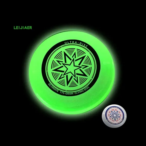 Professional 175 g Ultimate Frisbee Glow in Dark Durable PP/PE Soft Frisbee  Flying Disc Ultimate Frisbeed Can Be Custom Pattern