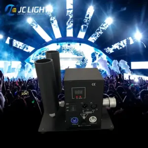 Dual Double Head Co2 Cryo Jet Machine Somke Dmx Concert Event Equipment Stage Effect Machine for Dj Club Bars