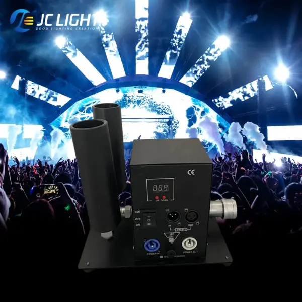 Dual Double Head Co2 Cryo Jet Machine Somke Dmx Concert Event Equipment Stage Effect Machine for Dj Club Bars