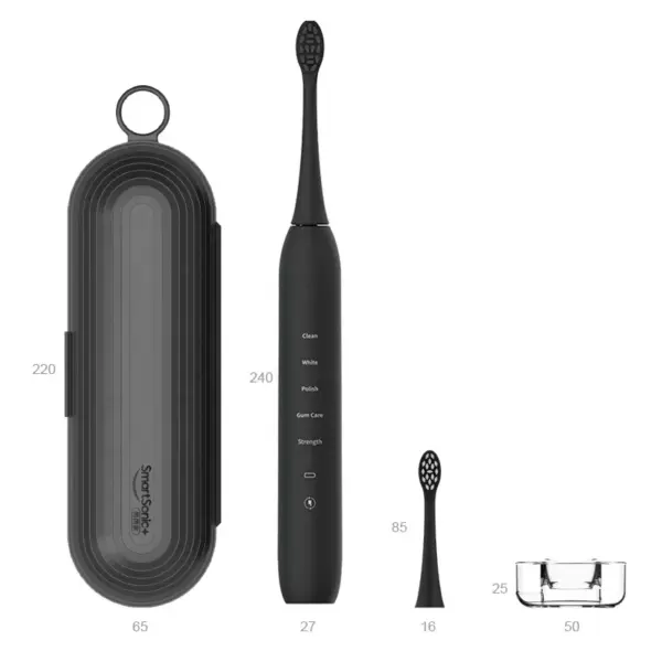 Smart Sonic Whitening Dupont Soft Brush Rechargeable Silent Electric Toothbrush