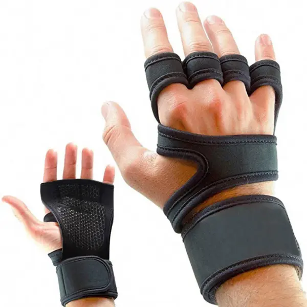 Neoprene Fingerless Gym Gloves for Weightlifting Sports Fitness Gloves