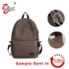 Vintage Mochilas De Cuero Travelling Backpack Anti-theft Usb Charger Casual Washed Mens Canvas Backpack