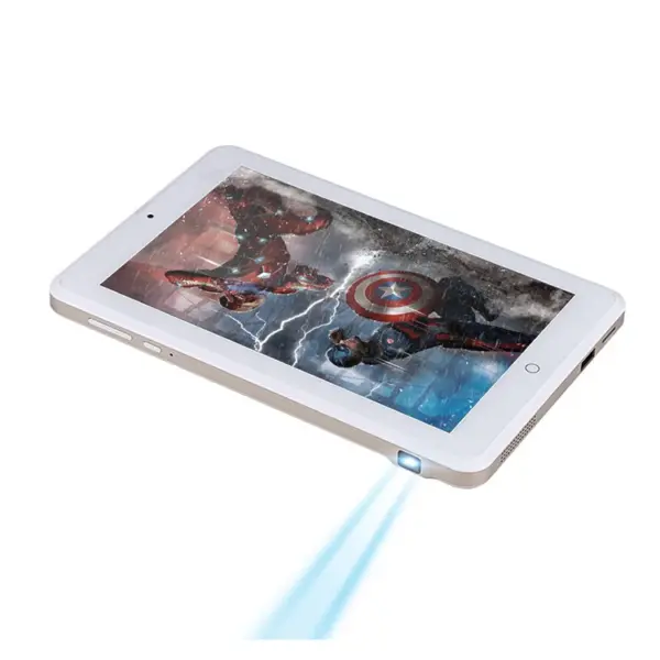 8 Inches 2 +32GB Projector Tablet PC With Clear Image 800*1280  Wifi GPS Big Battery Tablet Projector With Holder