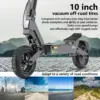 UK Warehouse Original Kick Scooters VIPCOO VS3 10 Inch 800w Motor 40-50KM Range Foldable Electric Scooter
