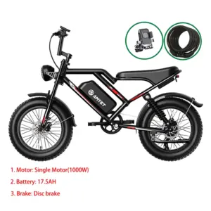2000W 1000W 50KMH Long Range Electric Bicycle Factory Dual Single Rear Hub Motor Down Tube Battery Popular in US EU for DIY