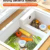 Fruit and Vegetable Washing Machine Fruit Cleaner Device Fruit Purifier for with OH-ion Purification Technology for Cleaning