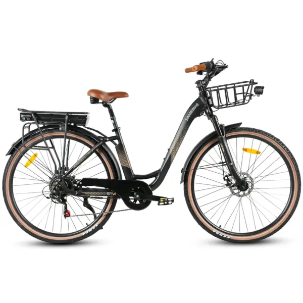 EU Warehouse RS-A07 Electric Bicycle 500W 13AH 36V Lithium Battery Fast 28 Inch Adult City EBike Lady E-Bike with Rear Carrier