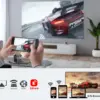 Byintek U70 Pro Dlp Projector 4K Android LED Smart WIFI Pico 3D Pocket Portable Battery Projecteur for Camping