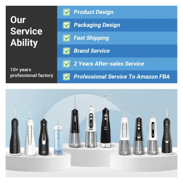 Oral Irrigator Cheap Wholesale IPX7 Waterproof Electric Teeth Cleaning Device Home Travel Dental Floss Water Flosser