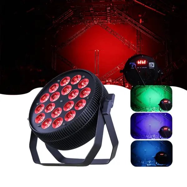 18x10 Mini Stage Lighting Equipment Price 64 Effect Dmx for Club Ktv Disco Dj Party Wash Par Can Lighting