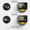 5.5mm 1m Dual Cameras Industrial Borescope Handheld Storm Drain Inspection Camera 4.3 Inch HD Display Pipe Endoscope