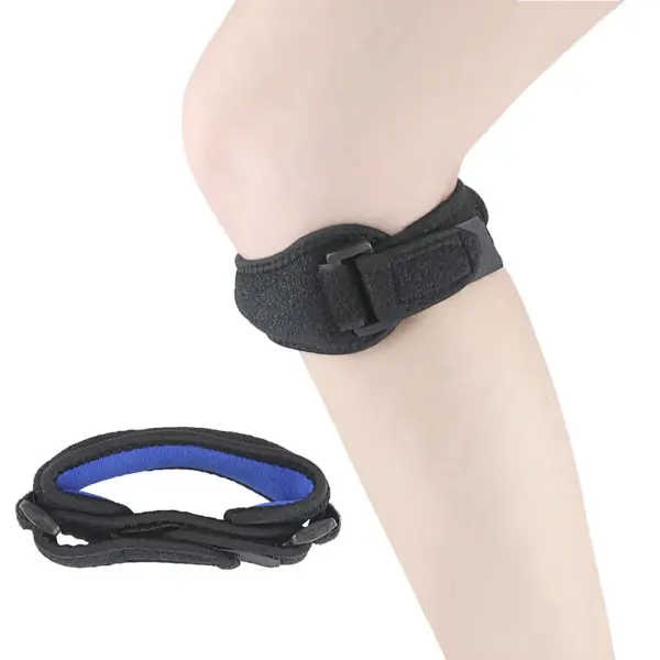 Patella Knee Strap Pain Relief Patellar Tendon Support Adjustable Brace Band for Basketball Running Tendonitis Arthritis