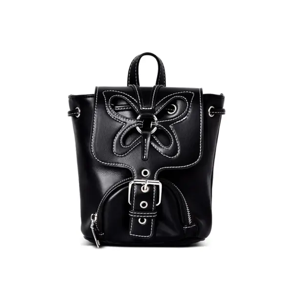 2024 Vintage Hollow Butterfly Design Women's Backpack Ins Hot Sale Fashionable PU Material Cute Wholesale for Ladies Girls