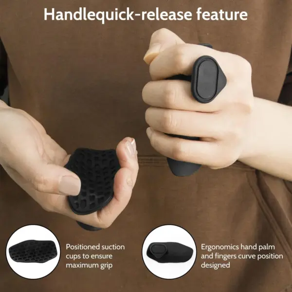 New Arrival Fitness Gym Grip Strengthener Palm Protection Trainer Anti-Slip Weight Lifting Hand Grips