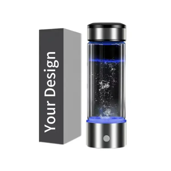 YenvQee Healthy Cheap Price Glass Stainless Steel Quiet Rechargeable Electrolysis H2 Japan Hydrogen Water Generator