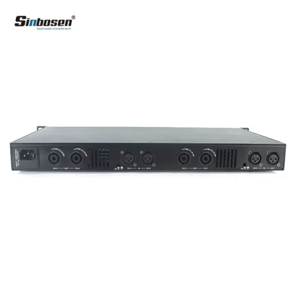 Sinbosen 4 Channel Sound Equipment 1u Professional 450w Power Amp K4-450 Dj Home Audio Digital Amplifier