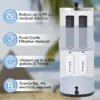 Outdoor Camping Stainless Steel Drinking Water Purifier Home Countertop Gravity Activated Carbon Water Filter