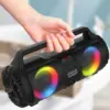 20W Karaoke Speaker Powerful Sound Equipment/Box Portable Music Box with Microphone Jack Speaker Colorful Flash Light  BT5.0