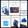 New Arrival 13 Inch Intel Celeron 11Th Gen Touch Screen Metal Student Education Office Windows 11 2 in 1 Tablet Laptop With Pen