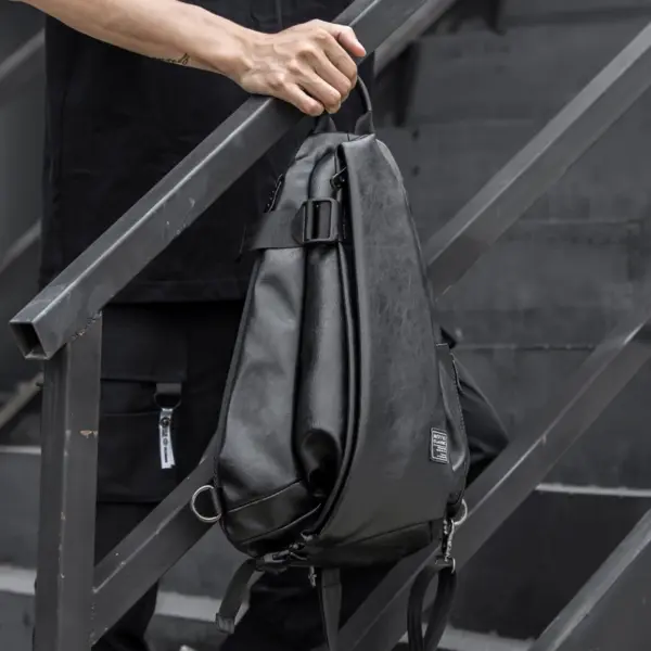 Men's Chest Backpack for Men's Single Strap Backpack Sling Bag Chest Shoulder Sport Travel Crossbody Bag