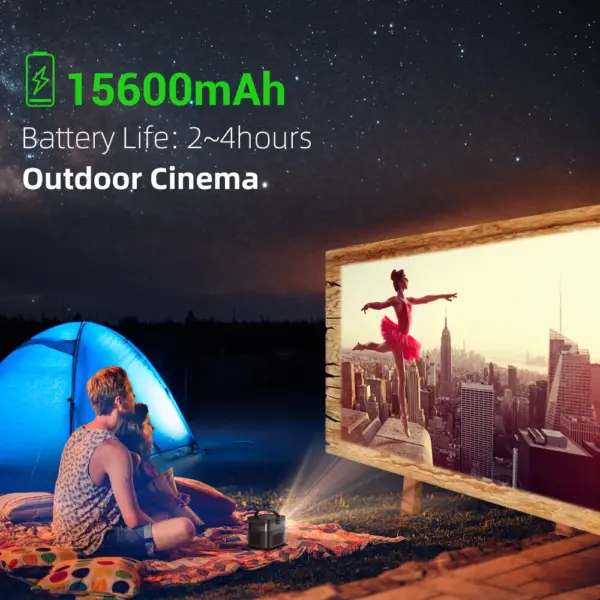 18Years Factory Byintek U70 Pro 3D DLP LED Projector, Smart Android Pocket Portable 4K WIFI Small Mobile Rechargeable Projecteur