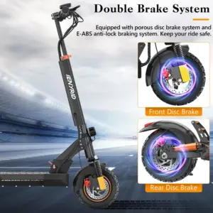 Hot Selling New Version IENYRID M4 PRO S+ Adult Electric Scooter 12.5ah 45km/h 48v 800w with UK US EU Drop Shipping