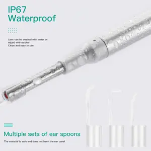 3.9mm USB Ear Endoscope Digital Ear Otoscope with 6 LED Ear Inspection Camera