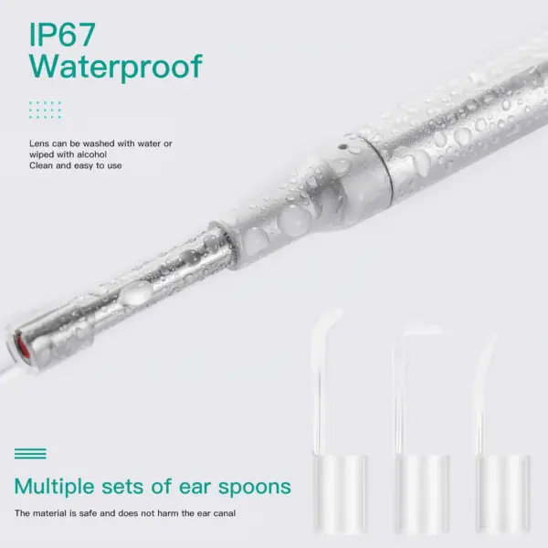 3.9mm USB Ear Endoscope Digital Ear Otoscope with 6 LED Ear Inspection Camera