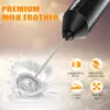 Lmax Top Seller Professional Battery Operated Coffee Mixer Handheld Automatic Milk Frother Electric Milk Frother With Stand