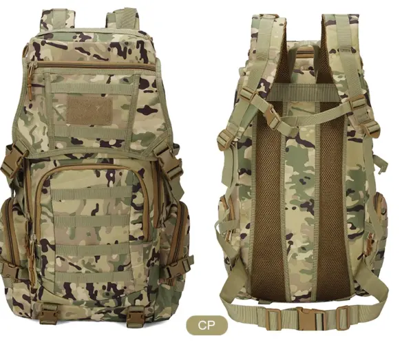 2023 Hot Sale Outdoor Waterproof  Molle Bag Large Capacity Trekking Hiking   Tactical Backpack