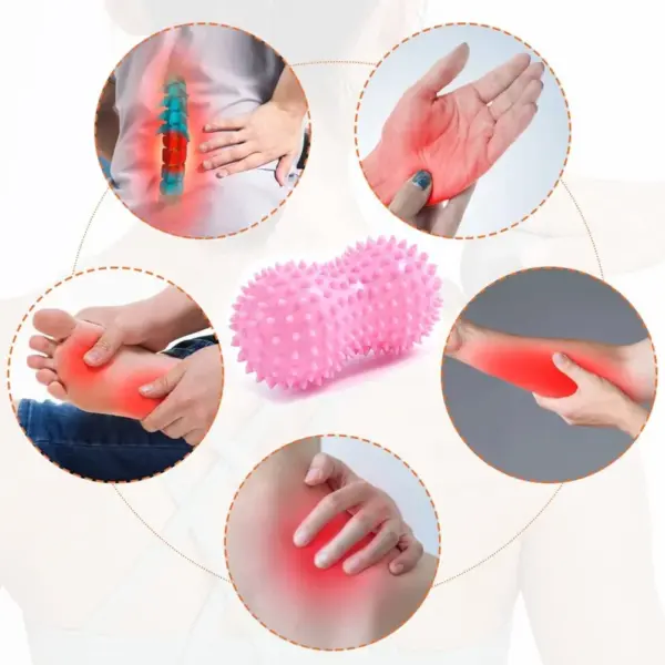 ECO-friendly PVC Fitness Muscle Therapy Massage Ball for Body Leg Arm Hand Waist Low MOQ Yoga Ball