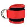 Customized Exercise Gym Brace Nylon Cable Machine Kickback Cuff Attachment Adjustable Ankle Weight Straps