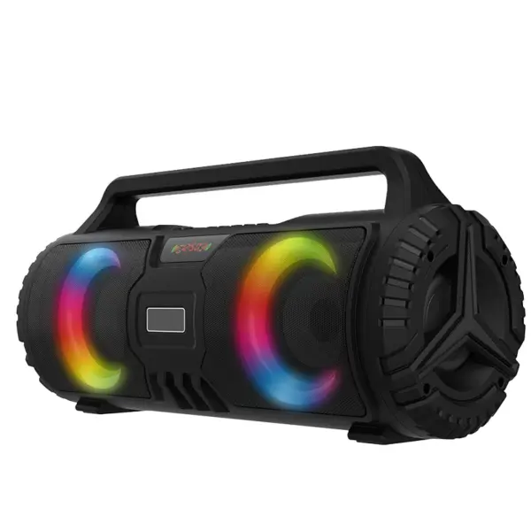20W Karaoke Speaker Powerful Sound Equipment/Box Portable Music Box with Microphone Jack Speaker Colorful Flash Light  BT5.0