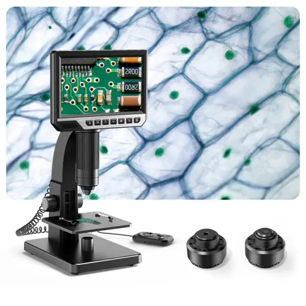 Handheld Microscope Camera Industrial 7 Inch LCD Digital Laboratory Microscope for PCB Inspection