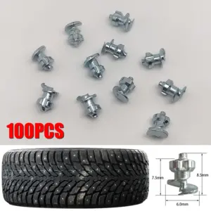 High Quality 100pcs JX110 Off-Road Truck Stud Ice Racing Tire Studs for Winter Car Tires