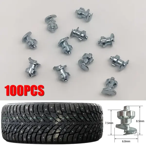 High Quality 100pcs JX110 Off-Road Truck Stud Ice Racing Tire Studs for Winter Car Tires