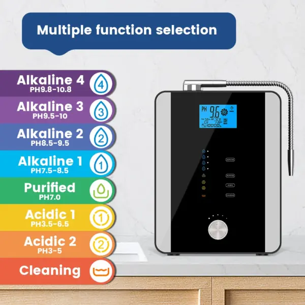 11 Plates Platinum Coating Japan Kagen Water Ionizer Alkaline Water Machine Alkaline Filter Kangen Antioxidizing Water Ionizer