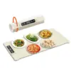 Electric Warming Tray with Adjustable Temperature Foldable Food Warmer Fast Heating Food Warmer Hot Plate Placemat Silicone