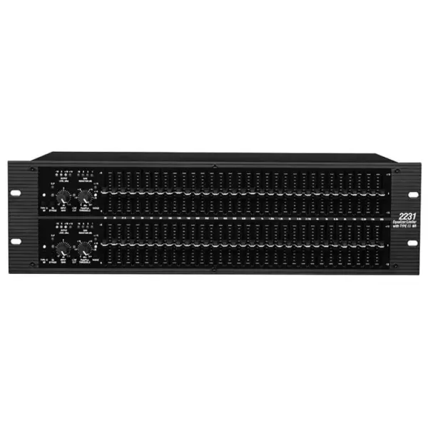 DJ Sound System Dj Equipment 2231 Dual Channel 31 Band Graphic Equalizer 2231 Audio Equalizer