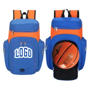 Custom New School Team Sport Volleyball Basketball Football Soccer Black Premium Backpack