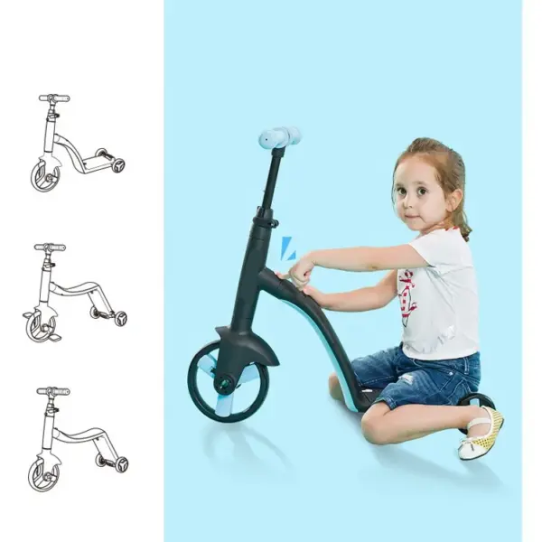 Children Scooter Tricycle Baby Balance Bike Ride on Toys 3 in 1 Kids Scooter Kids