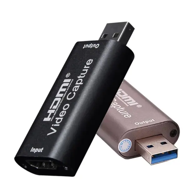 NEW Mini 4K Video Capture Card 1080P 60fps HDTV to USB Game Recording Box for PS4 Game DVD Camcorder Recording Live Streaming