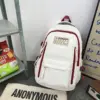 Large Capacity Solid Color Backpack Women's Korean-Style All-Match Casual Student Schoolbag One Piece Dropshipping 0372