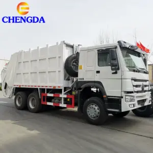 Upper Body Structure for Hook Lift Bin Cleaner Used Garbage Truck for Sale
