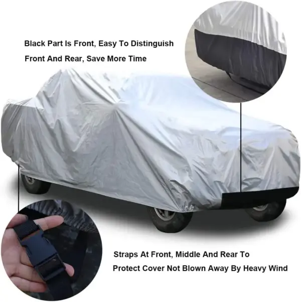 Woqi Protection Folding Car Cover Tent Strong and Durable Four-season Protection for Pickup Truck Car Cover
