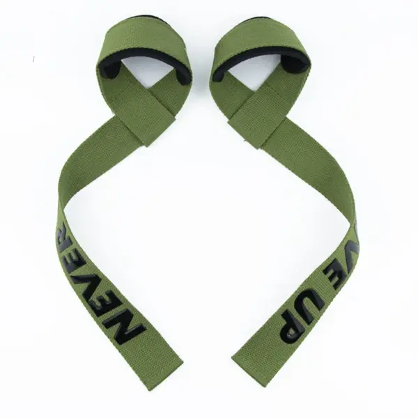 2024 Heavy Duty Fitness Padded Neoprene Weightlifting Weight Pull Deadlift Custom Logo Lifting Gym Straps for Men