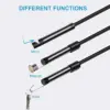 7mm 3.5M Hard Cable 3 in 1 Industrial Mini Endoscope Repair Pipeline Inspection Endoscopy Camera