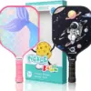 Lightweight and Portable Pickleball Racket Kids Fiberglass Honeycomb Core Pickleball Paddle Pickleball Gifts for Children