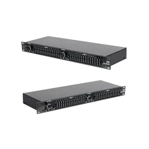 Professional Audio Equalizer GAX-215 Dual 15 Band Graphic Equalizer Power Equalizer Dj Equipment Professional Sound Equipment
